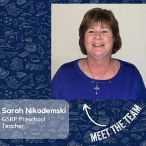 Photo of West Michigan Academy of Environmental Science's GSRP Preschool Teacher, Sarah Nikodemski